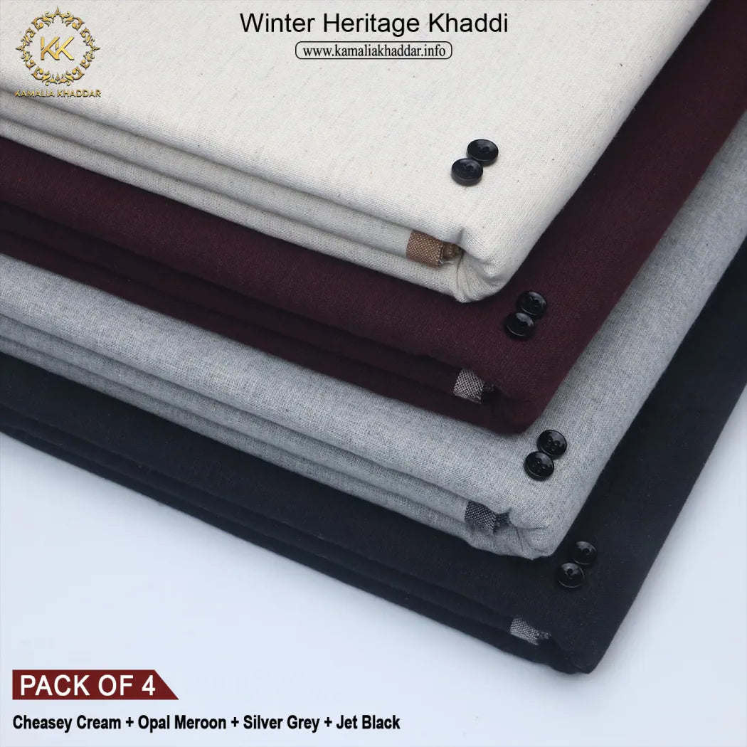 PACK OF 4 (CHEESY CREAM + OPAL MAROON + SILVER GREY + JET BLACK)