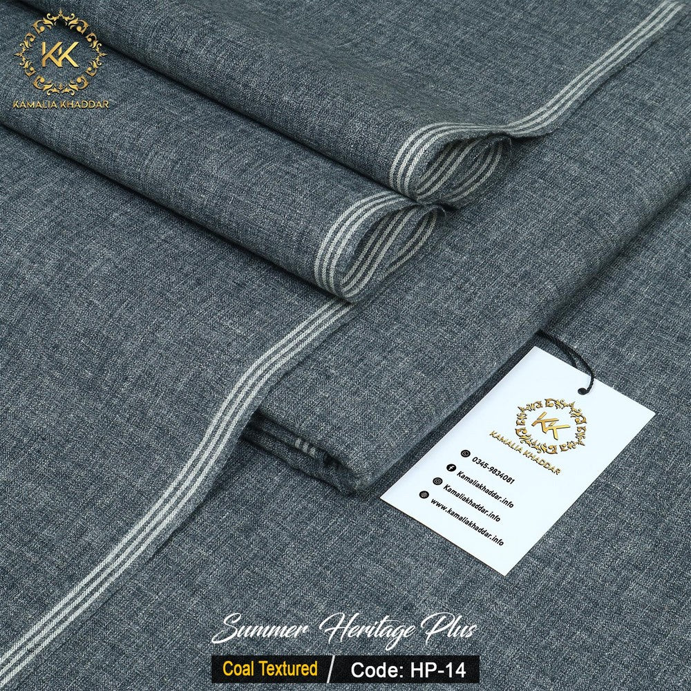 COAL TEXTURED-HP14 - Kamalia Khaddar