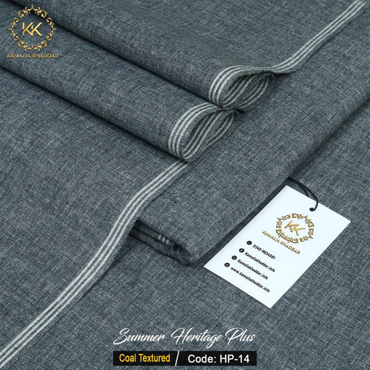 COAL TEXTURED-HP14 - Kamalia Khaddar