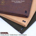 PACK OF 3 (SMOKEY BROZE+GOLDEN BROWN+OLIVE DESIGNER)