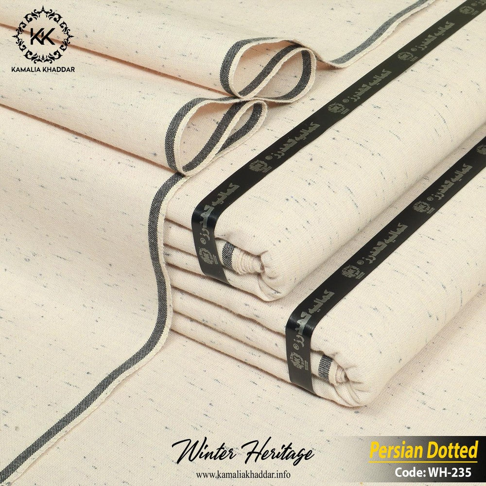 PERSIAN DOTTED-WH235 - Kamalia Khaddar