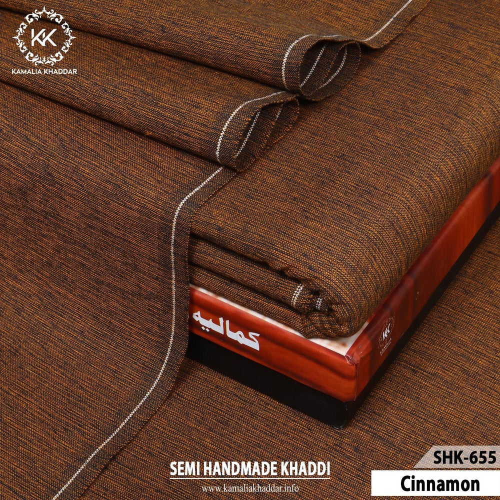 CINNAMON-SHK655 - Kamalia Khaddar