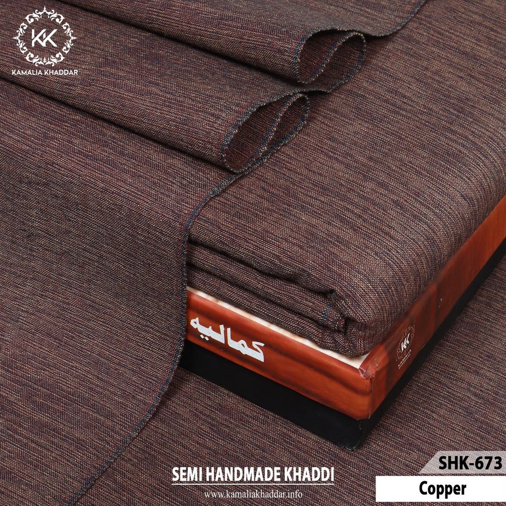 COPPER-SHK673 - Kamalia Khaddar
